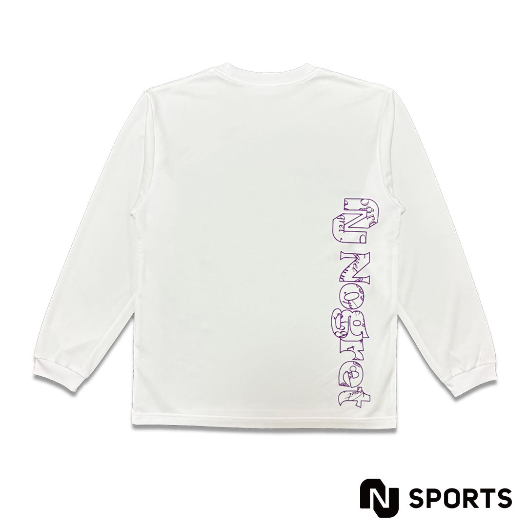Long t-shirt model  Boom2nd.(WHITE)