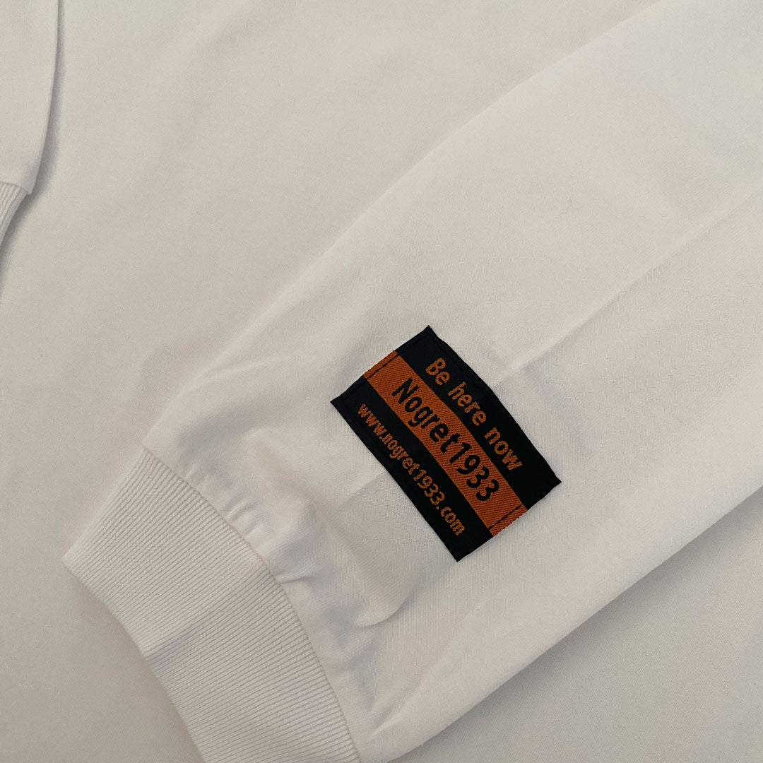 Long t-shirt model BOX NGRT(WHITE)ワイドシルエット