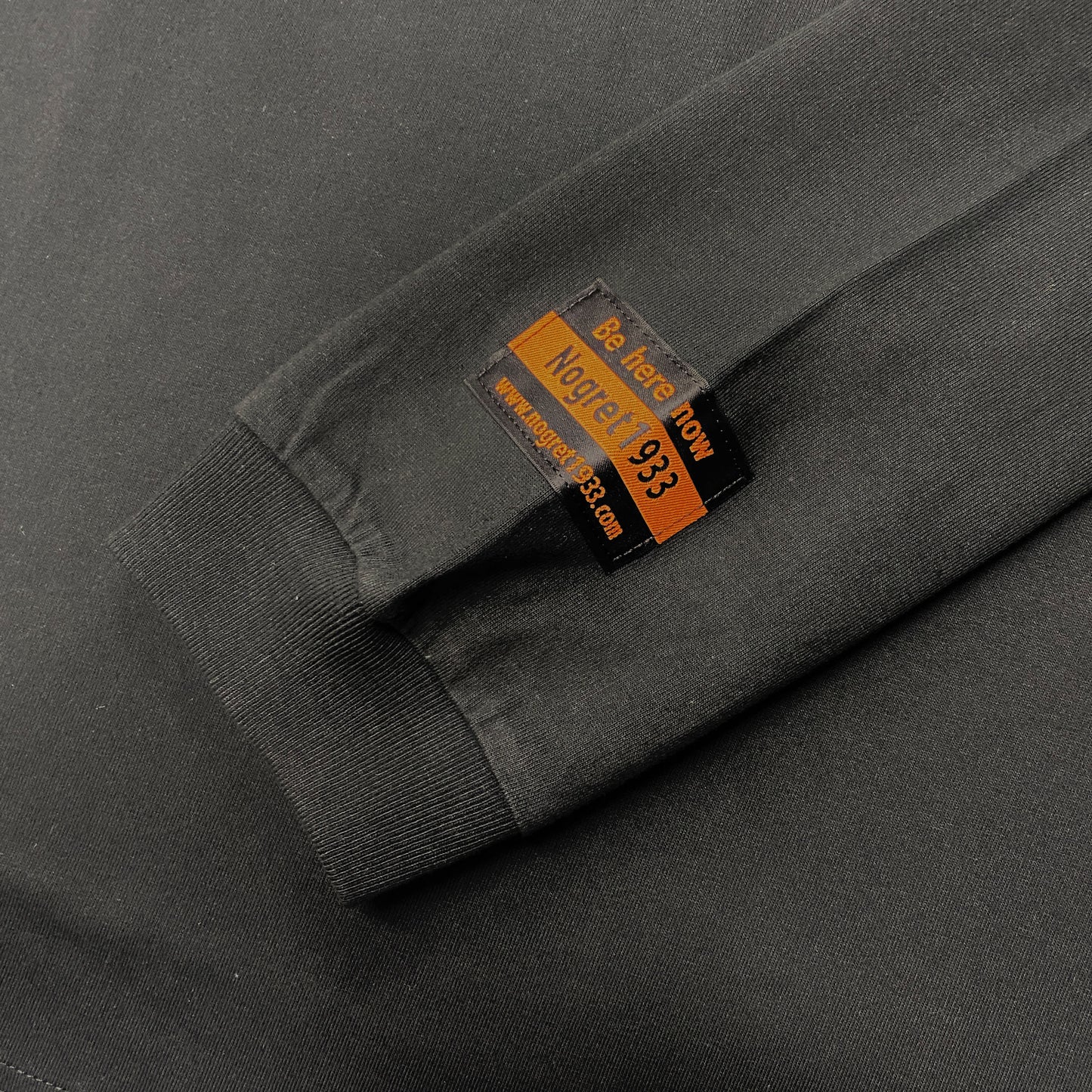 Long t-shirt model BOX NGRT(BLACK)ワイドシルエット