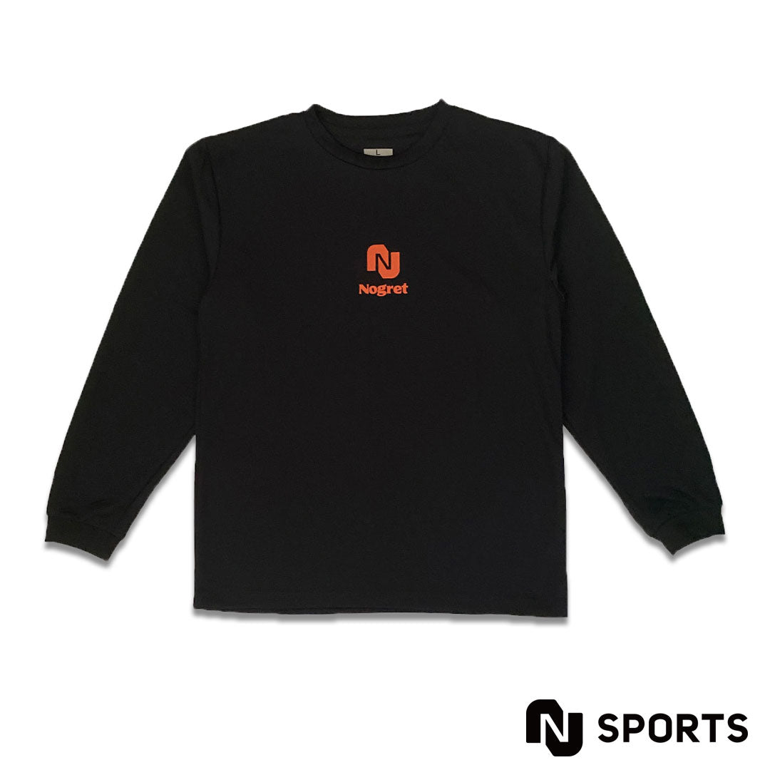 Long t-shirt model  WT(BLACK/ORANGE)
