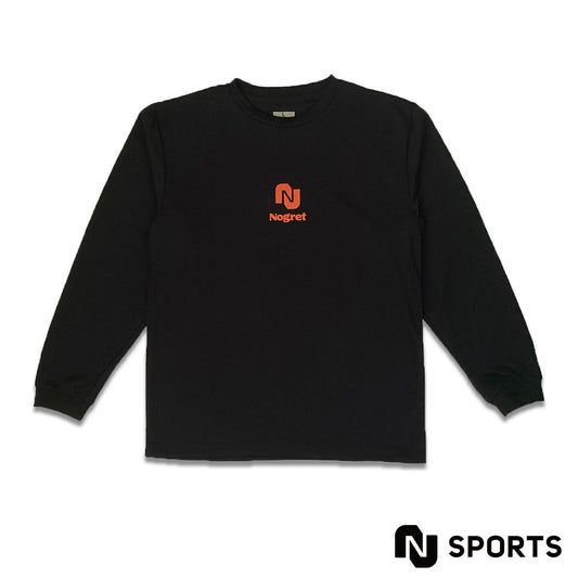 Long t-shirt model  WT(BLACK/ORANGE)