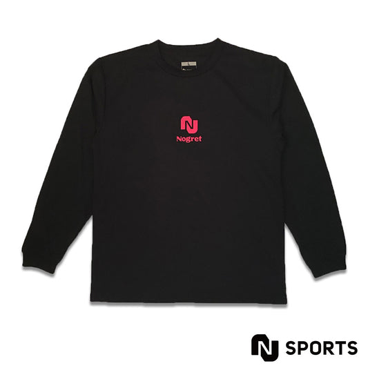 Long t-shirt model  WT(BLACK/PINK)