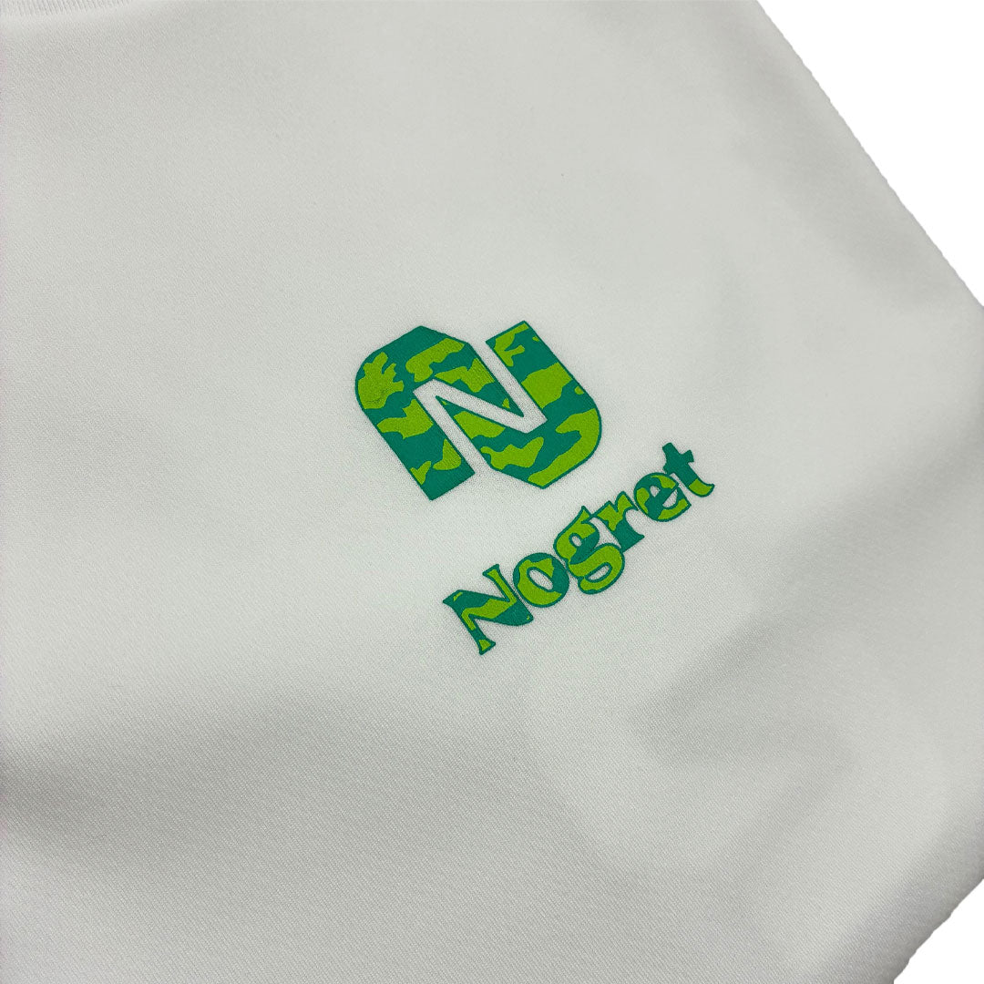 T-shirt model WTcamo(WHITE/GREEN)