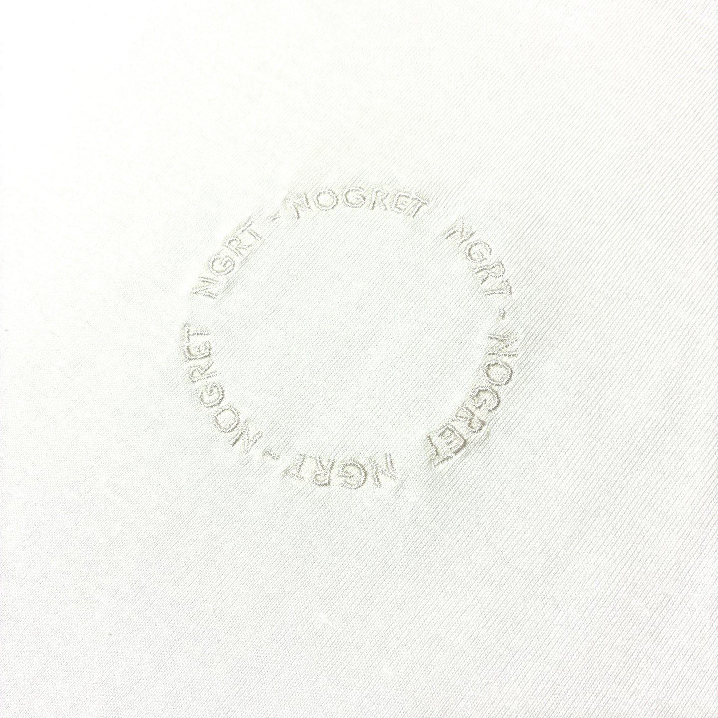 circle logo T-shirt(WHITE)