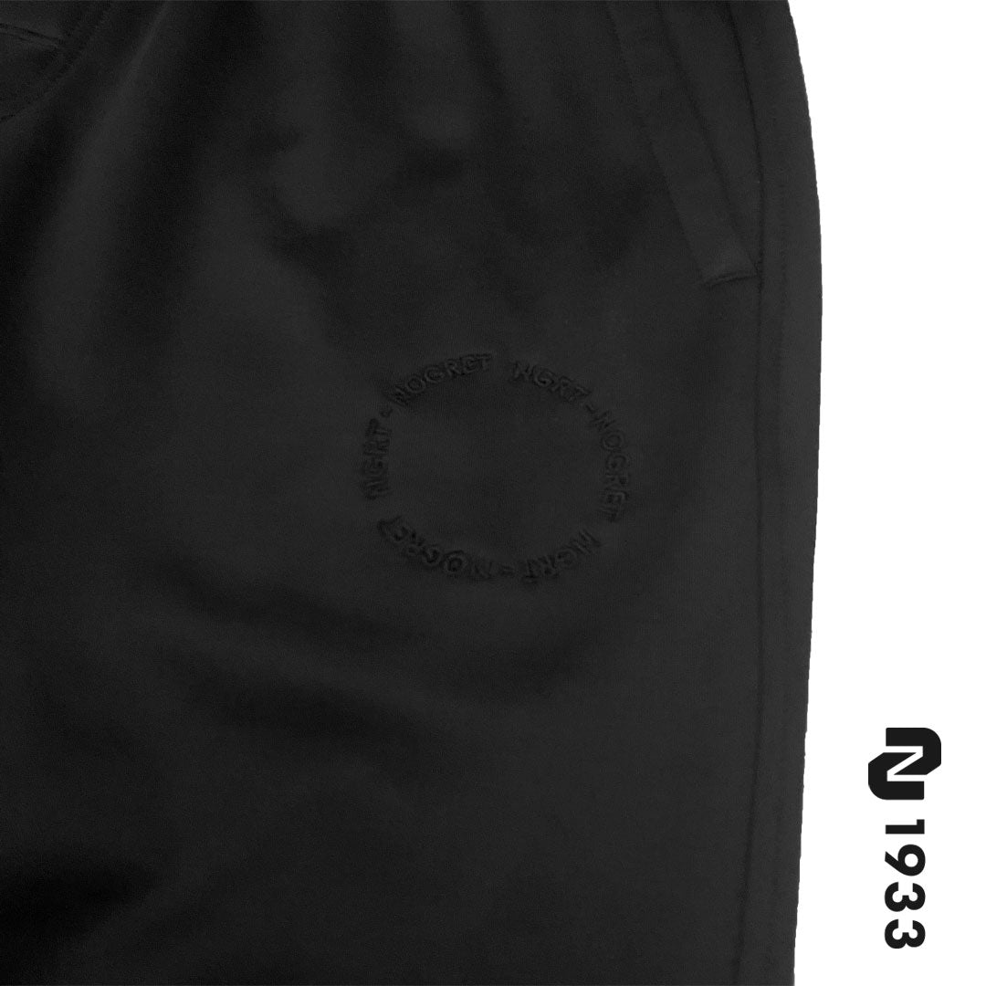 circle rogo sweatpants（BLACK）