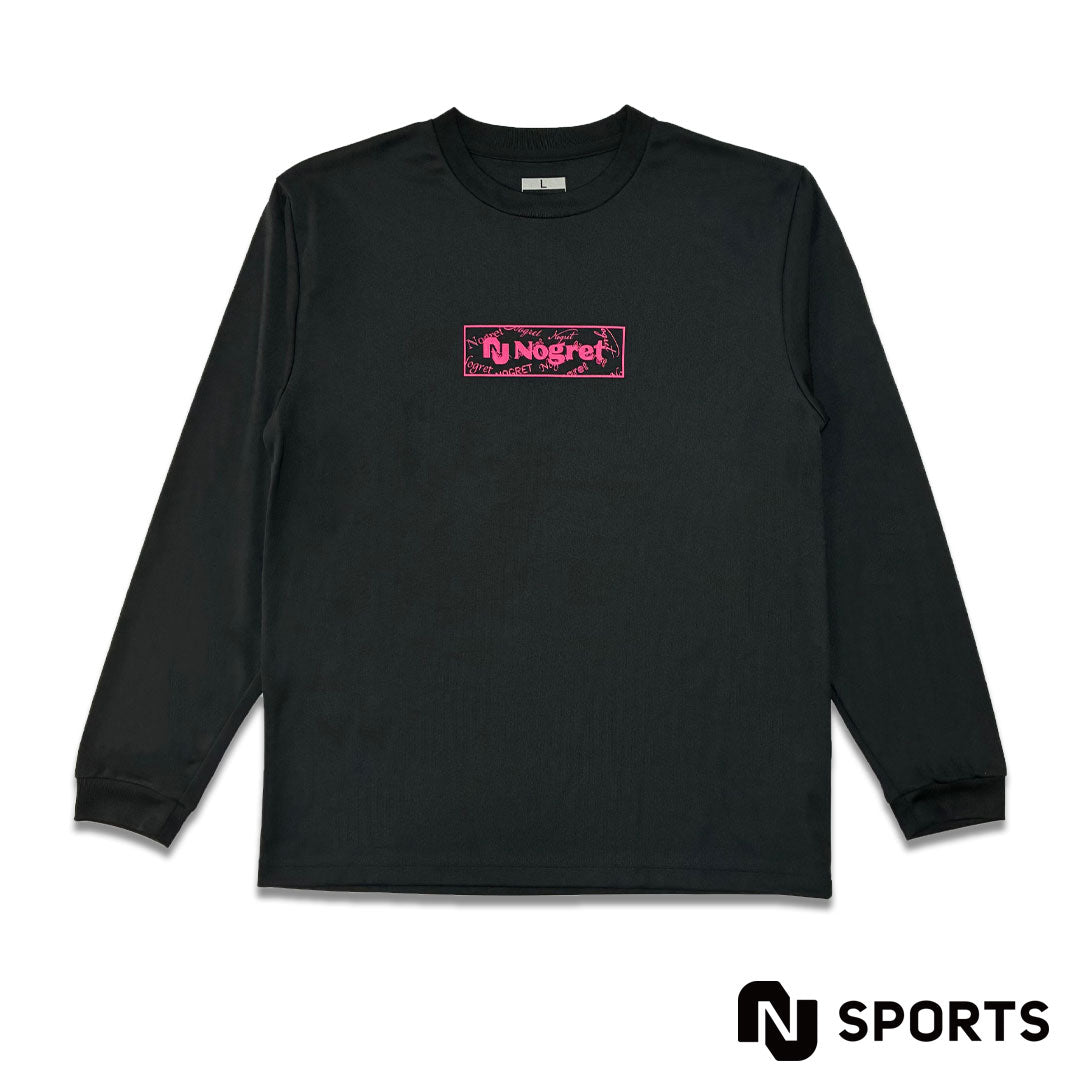 Long t-shirt model  Boom2nd.(BLACK/PINK)