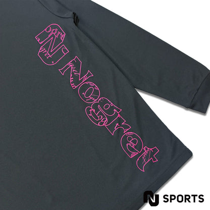 Long t-shirt model  Boom2nd.(BLACK/PINK)