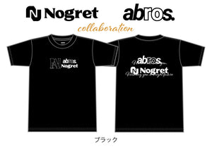 Nogret & abros collaboration T-shirt(BLACK)