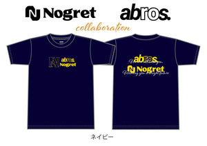 Nogret & abros collaboration T-shirt(NAVY)