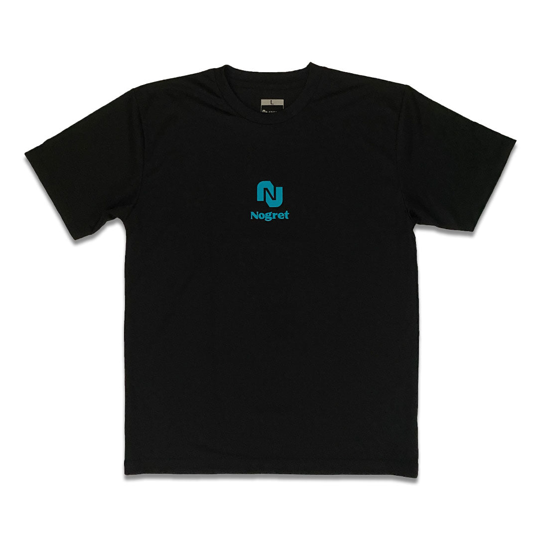 T-shirt model WT(BLACK/TURQUOISE)