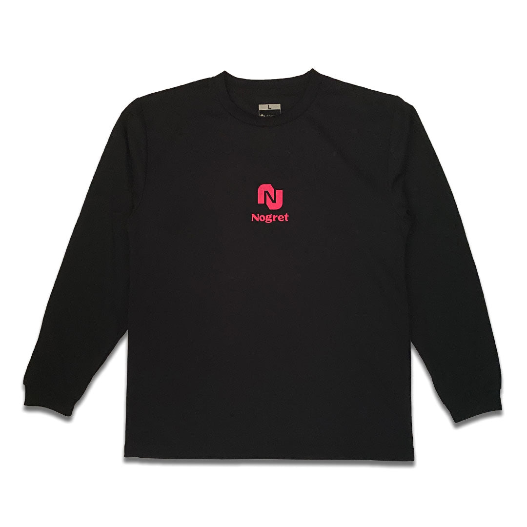 Long t-shirt model  WT(BLACK/PINK)