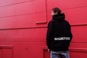 Pullover hoodie model Line(BLACK)